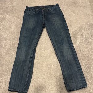 Robert Graham Dark Blue Straight Leg Jeans